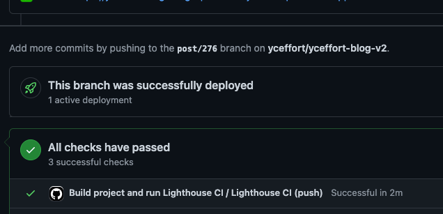 github workflow로 lighthouse ci 추가하기
