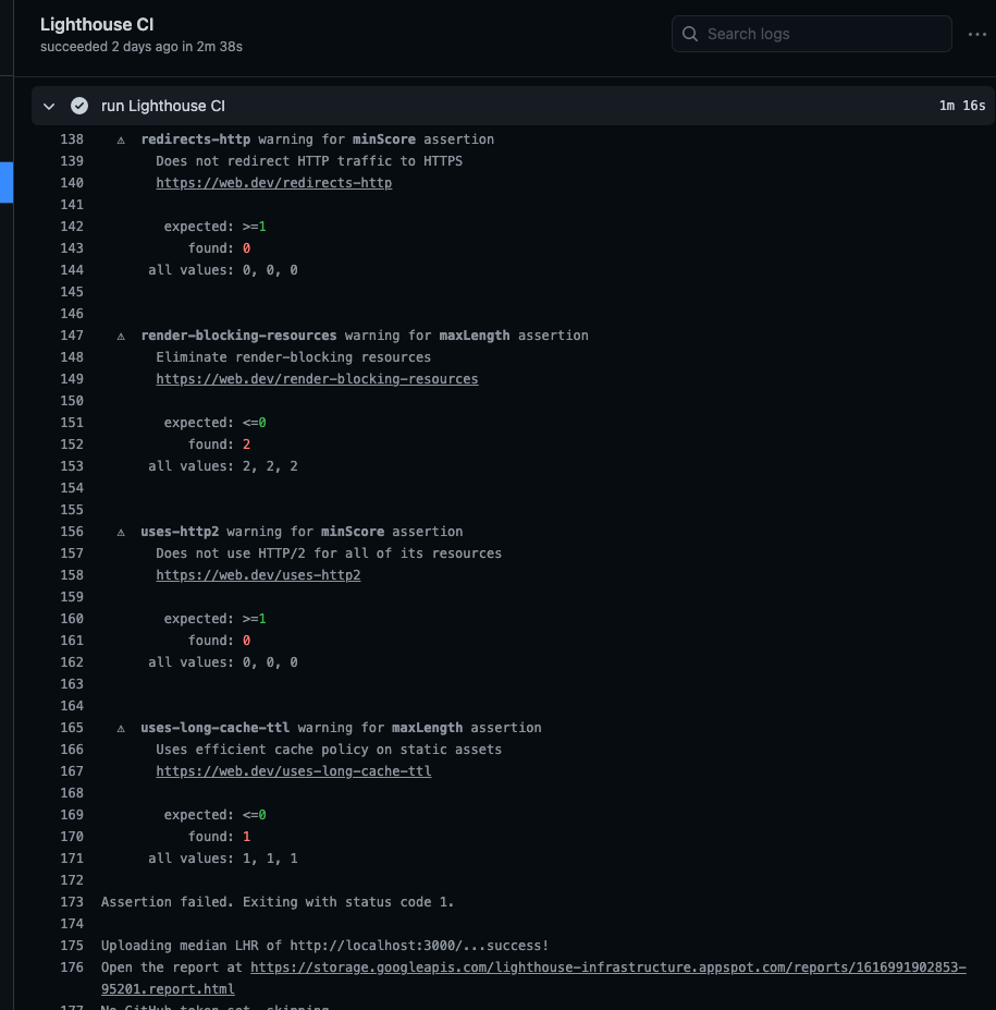 github workflow로 lighthouse ci 추가하기